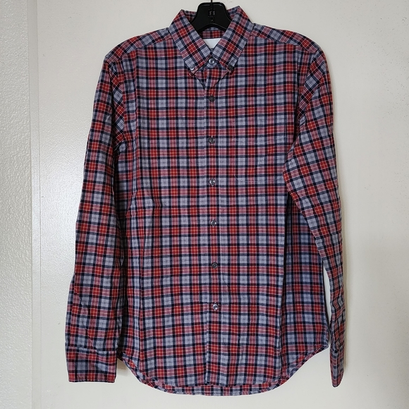 American Eagle Plaid Button Up Shirt - Picture 1 of 4